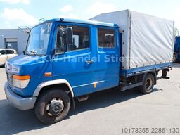 MERCEDES-BENZ 814D Vario Pritsche + Plane, LBW, 7 Sitze, PMK2