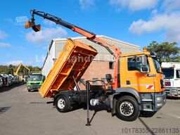MAN TGM 18.340 4x2 BB Kipper + Kran, inkl. Greifer
