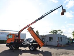 MAN TGM 18.340 4x2 BB Kipper + Kran, inkl. Greifer