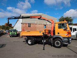 MAN TGM 18.340 4x2 BB Kipper + Kran, inkl. Greifer