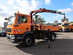 MAN TGM 18.340 4x2 BB Kipper + Kran, inkl. Greifer