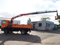 MAN TGM 18.340 4x2 BB Kipper + Kran, inkl. Greifer