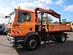MAN TGM 18.340 4x2 BB Kipper + Kran, inkl. Greifer