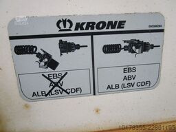 KRONE AZ 18 NF18F, Baustoffanhänger, Scheibe/Luft, 6,5