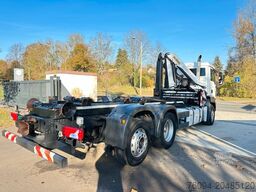 MAN TGS 26.400 6x2 Abrollkipper KRAN FUNK lift/lenk