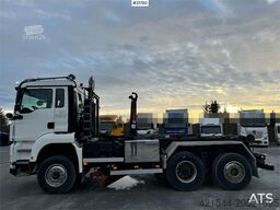 MAN TGS 28.480 6x4 – Hook lift truck with snow plow se