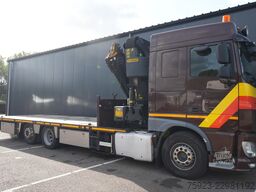 DAF XF 460 6x2 flatbed truck with Palfinger PK 5000...