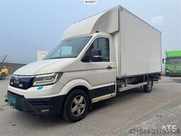 MAN TGE 4x2 box truck with side door and Zepro tail li