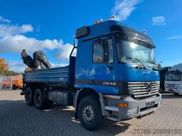 MERCEDES-BENZ Actros 2648 BB Kipper Hiab 122E5 + Funk + Winde