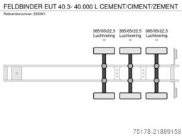 FELDBINDER EUT 40.3- 40.000 L CEMENT/CIMENT/ZEMENT