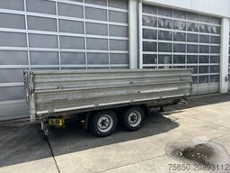 Humbaur D1AC Tandemkipper- Tieflader mit Aufsatz, neuwertig