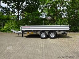 Möslein TTD11 weiß  neuer Tandem 3- Seitenkipper Tieflader-- Neufahrzeug --