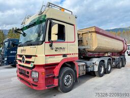 MERCEDES-BENZ Actros 2655 V8 MP3 6X4 BL + Auflieger Schwarzmül