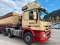 MERCEDES-BENZ Actros 2655 V8 MP3 6X4 BL + Auflieger Schwarzmül