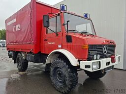 UNIMOG U 1300 L 435 Allrad 4x4 Feuerwehr RW-1 LBW AHK
