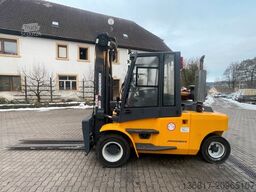 JUNGHEINRICH TFG680 Duplex Gasstapler Seitensch. hydr. Zinken