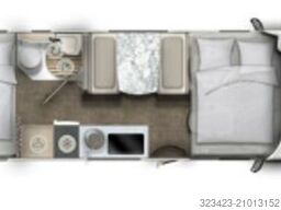 EURAMOBIL Activa One 690 HB Sat/TV Markise Navi Radträger