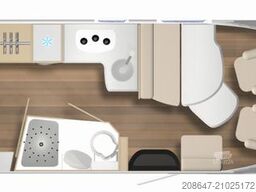 BÜRSTNER Lyseo TD 744 *Automatik*Hubbett*4.250 kg*