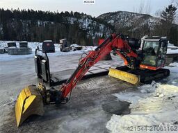 Kubota KX080-4α2 Beltegraver m/ 2 delt bom, tilt og 2 sku