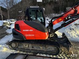 Kubota KX080-4α2 Beltegraver m/ 2 delt bom, tilt og 2 sku