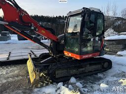 Kubota KX080-4α2 Beltegraver m/ 2 delt bom, tilt og 2 sku