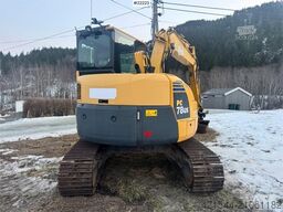 Komatsu PC78US-8 with Rototilt – 3 buckets – 5300 hours!