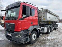 MAN TGS 26.430 6X4 + SCHMITZ SCB.S2 KIPPER