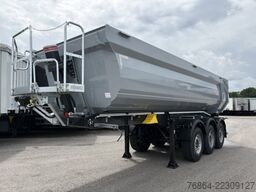 Напівпричіп-самоскид SCHWARZMüLLER STAHLRUNDMULDE 25 M³, LIFTACHSE, ROLLPLANE, SAF ACHSEN,  MEHRERE SOFORT VERFüGBAR