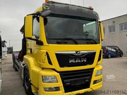MAN TGS 26.500 6X2, PALFINGER-ABROLLKIPPER MIT KRAN,  LENK-LIFTACHSE, EURO 6