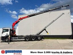 MAN TGS 35.480 8x4, Kran FASSI F275, Funk,