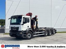 MAN TGS 35.480 8x4, Kran FASSI F275, Funk,