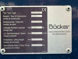 MAN TGL 7.190 4X2 BB BOCKER AK37/4000 + JIB MONTAGE...