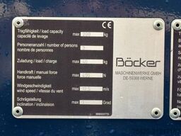 MAN TGL 7.190 4X2 BB BOCKER AK37/4000 + JIB MONTAGE...