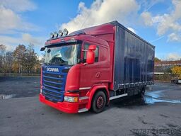 SCANIA G410 Volumen, Edscha, Hubdach+Tandemhänger