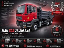MAN TGA 26.310 / 3 WAY KIPER / SERVICED!