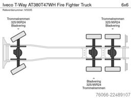 Iveco T-Way AT380T47WH Fire Fighter Truck