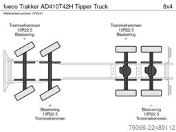 Iveco Trakker AD410T42H Tipper Truck