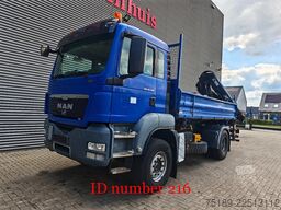 MAN TGS 18.360 4x2 2 Seitenkipper Hiab 122 DS-3 Hiduo