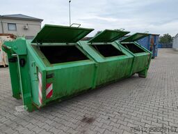 A1 Container -GEBRAUCHT- Hausmüllbehälter 12 m³ ? Pendelklappe ? Normbehälter ? WW26-14 ? Abrollcontainer
