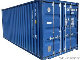 A1 Container 20 Fuß Lagercontainer ? RAL 5010 Enzianblau ? Seecontainer