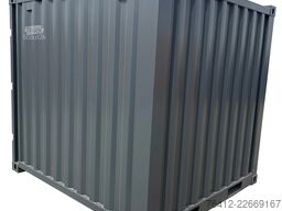 A1 Container 8 Fuß Lagercontainer RAL 7016 Anthrazitgrau