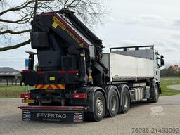 Scania G450 8x4 triple, PALFINGER PK92002 (92tm) FLYJI...