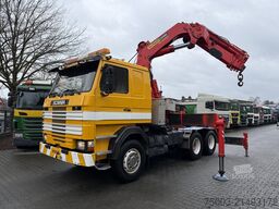 Scania R143 450 V8 6X4 Kran Palfinger 45000 / Oldtimer
