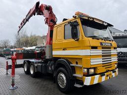 Scania R143 450 V8 6X4 Kran Palfinger 45000 / Oldtimer