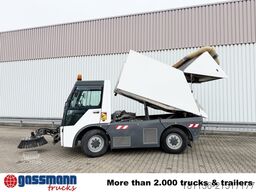 Aebi MFH 5500, 4-Rad-Lenkung, 3-Besen, Hochentleerung,