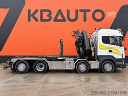 Scania R 480 8x2*6 FASSI F365 / PALFINGER L=5350 mm
