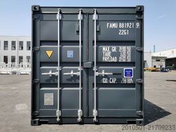 one Way Seecontainer / 20 Fuß / RAL 7016 Containerlager / Anthrazit