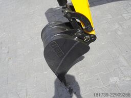 JCB 16 C-1 mini crawler excavator / joystick