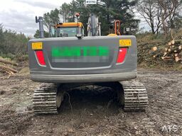 Volvo ec210cl excavator w/ rototilt, sanding bucket and