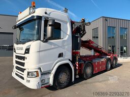 SCANIA R450 NGS 8x2*6 Fassi F245A Tipper / Crane